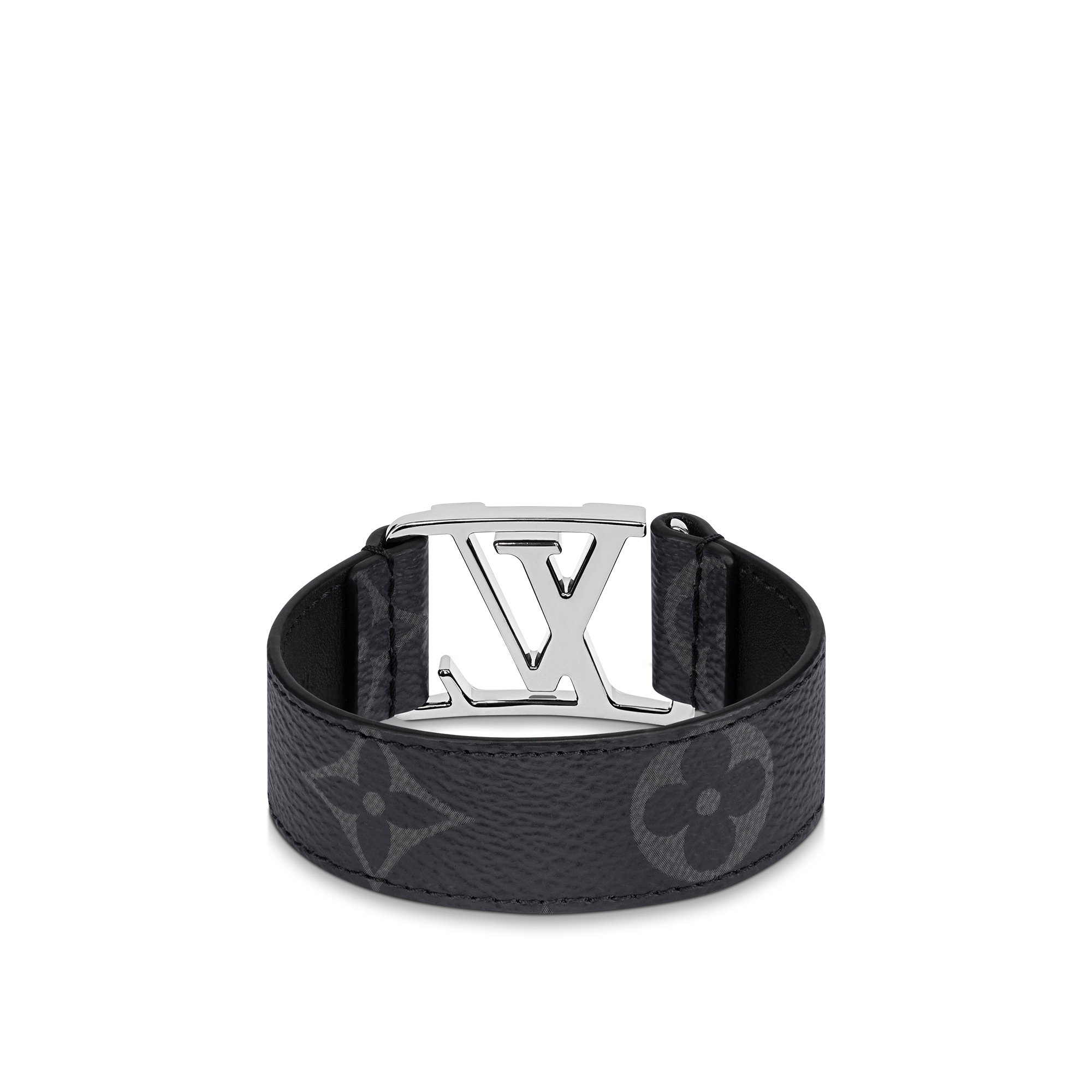 LV Slim Bracelet Monogram Eclipse Canvas - Ramadan M6456D | LOUIS